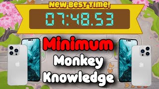 BTD6 Race Mobile Friendly Tutorial 📱 Minimum Monkey Knowledge 📱 Obyns Favorites [upl. by Pitt]