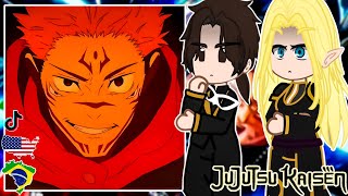 Eminence in shadow react to Ryomen sukuna  Jujutsu Kaisen S2  Sukuna Vs Mahoraga  part1  👻 [upl. by Delacourt]