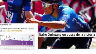 Nairo Quintana busca suprimera victoria en Burgos [upl. by Eetsirhc]