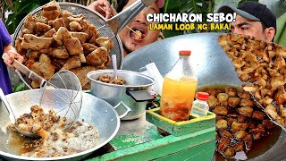 FAMOUS CHICHARON quotSEBOquot Taba AT LAMAN LOOB ng Baka in Divisoria Manila HD [upl. by Augustine]