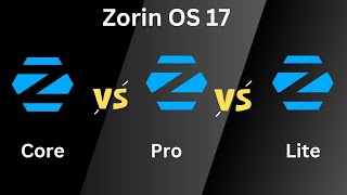 Zorin OS 17  Core vs Pro vs Lite  RAM Consumption [upl. by Sikorski184]