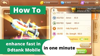 Ddtank Mobile  How to enhance weapon fast [upl. by Menard]