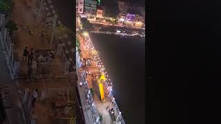 Bird eye view of chhath puja hv a look chhathpuja chhathpuja2024 ytshorts views viralshorts [upl. by Eirot222]