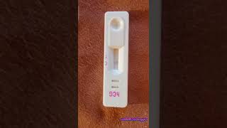 45th day pregnancy testpregnancy kitpregnancy positivedark line2024diwalisaiblessingtv [upl. by Ynney]