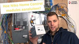 👉 Hoe Niko Home Control modules relais en controller aansluiten in het verdeelbord ⚡ [upl. by Bonine]