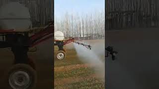 Directional disc type selfmoving dosing machine orchard field pesticide spraying machine [upl. by Elin]