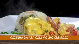 COXINHA DA ASA COM MOLHO CREMOSO [upl. by Steep]