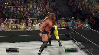 Bobby Lashley VS Big Bil AEW Match  WWE 2K23 [upl. by Baese]