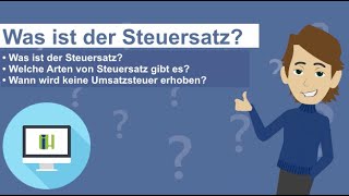 Der Steuersatz Was ist das einfach erklärt [upl. by Nole339]