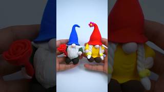 I made gnomes with clay [upl. by Rossner]