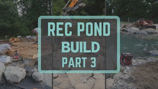 Massive Recreational Pond build  Part 3 [upl. by Luapnaej]