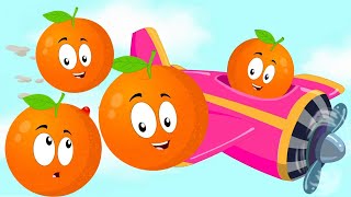 Five Little Oranges Count 1 to 5 Numbers for Kids by Mr Baby [upl. by Arvin]