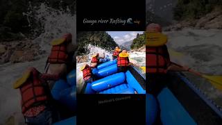 Rafting in Rishikesh minivlog gangariver ytshorts shorts short [upl. by Horst754]