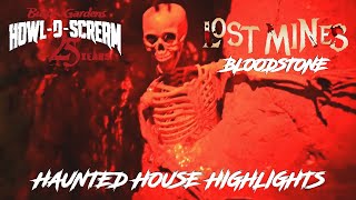 Busch Gardens Williamsburg HowlOScream 2024 LOST MINES BLOODSTONE HAUNTED HOUSE Walkthrough POV [upl. by Zachery755]