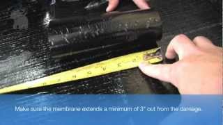 Soprema Modified Bitumen Membrane Repair Procedure [upl. by Armando]