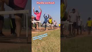 Best hurdle workout in kautilya physical academy gandhi maidan Patna 😱hurdles shortvideo bp army [upl. by Eedissac58]