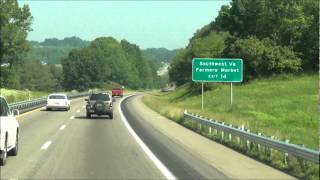 Virginia  Interstate 77 North  Mile Marker 1020 52512 [upl. by Etessil]