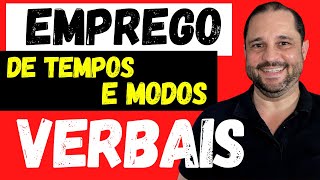 CEBRASPE  EMPREGO DE TEMPOS E MODOS VERBAIS [upl. by Sukram]