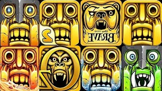 TEMPLE RUN 2 BLAZING SAND VS TEMPLE RUN BRAVE 2 VS TEMPLE RUN BRAVE VS TEMPLE RUN [upl. by Aelram]