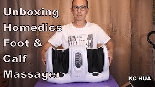 Unboxing Homedics Foot amp Calf Massager [upl. by Ardussi606]