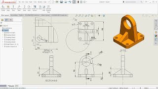 Solidworks Drawing Basics [upl. by Jude]