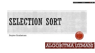 Selection Sort Algoritması Konu Anlatımı  C Kodu [upl. by Dlareme443]