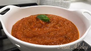 Easy Homemade Marinara Sauce  Pizza Sauce  Pasta Sauce  Ragu Sauce [upl. by Mchugh64]