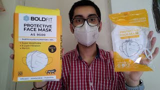 Best N95 Mask  BoldFit unboxing and Review after 6 month of real life usage • Best Mask on Amazon [upl. by Rojam]