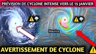 1er janvier14 janvier Prévisions de cyclones majeurs pour Maurice  Avertissement de cyclone [upl. by Cassella]