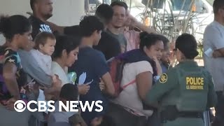 Mexico to deport Central American migrants waiting to enter US as crossings spike [upl. by Wager]