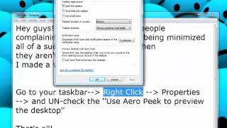 HOWTO FIX Windows minimizing all of a sudden in Windows 7 [upl. by Aulea]