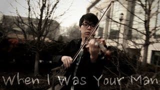 Bruno Mars  When I Was Your Man  Jun Sung Ahn Violin Cover [upl. by Laud]