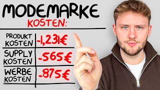 MODEMARKE GRÜNDEN 2024  REALISTISCHE KOSTEN UND EXTRAS [upl. by Attelrak]