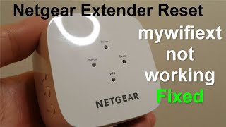 Reset NETGEAR WiFi Extender  Mywifiext not working  Easy Fixed [upl. by Zoba]