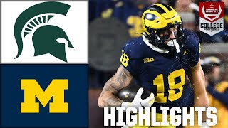 Michigan State Spartans vs Michigan Wolverines  Full Game Highlights  ESPN College Football [upl. by Nitreb]