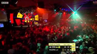 ▶ Lakeside World Darts Championships 2014 Geert De Vos Belgium  Madars Razma Latvia [upl. by Jan]