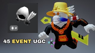 quotALL 45 EVENT UGC LIMITEDSquot ROBLOX LIMITEDS HURRY UP [upl. by Adierf596]