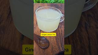 Ginger Lemon Tea  Lemon Tea for Weight loss gingerteaforweightloss shorts weightlossdrink [upl. by Kirsti]