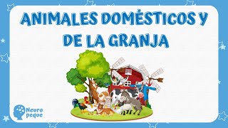 Actividades de Animales para Niños 🐶🐰🐷 Nombre de los Animales Domésticos y de Granja [upl. by Venterea977]