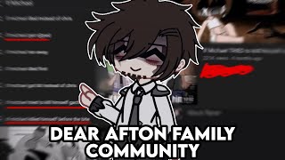 Dear Afton Family Community What The Hell Is This  Afton Family  FNaF [upl. by Caffrey]