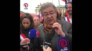 Jean Luc Mélenchon manifeste son soutien aux travailleurs de Sanofi [upl. by Jolene]