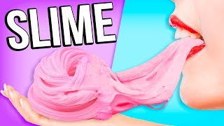 HAZ SLIME COMESTIBLE CON SOLO 2 INGREDIENTES  Tutoriales Belen [upl. by Shirk]