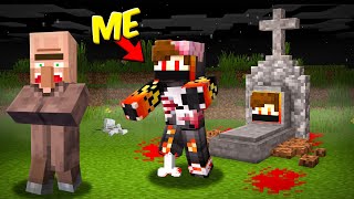 i Became Zombie For 24 Hours In Minecraft [upl. by Dahcir986]