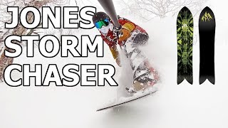 Jones Storm Chaser Snowboard Review  Moiwa Japan Powder [upl. by Leahcim986]