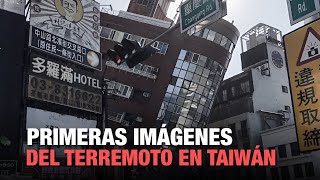 Primeras imágenes del terremoto en Taiwán 2024 [upl. by Rillings]