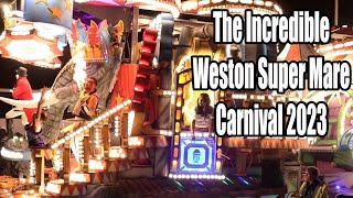 Weston Super Mare Carnival 2023 [upl. by Enaitsirhc247]