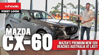 AUSSIE DETAILS 2023 Mazda CX60 pricing amp walkaround review  Wheels Australia [upl. by Aciria]