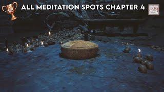 All Meditation Spots The Webbed Hollow Chapter Four  BLACK MYTH WUKONG [upl. by Acirderf]