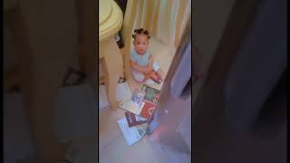 BABY ZIORA SCATTERED BOOKS ON THE FLOOR AND BIG IJ COULDN’T SAY A WORD ABOUT IT [upl. by Asil]