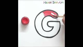 Letter G Drawing and Coloring drawing coloring alphabet alphabetsong [upl. by Braeunig]